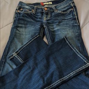 Boot cut jeans